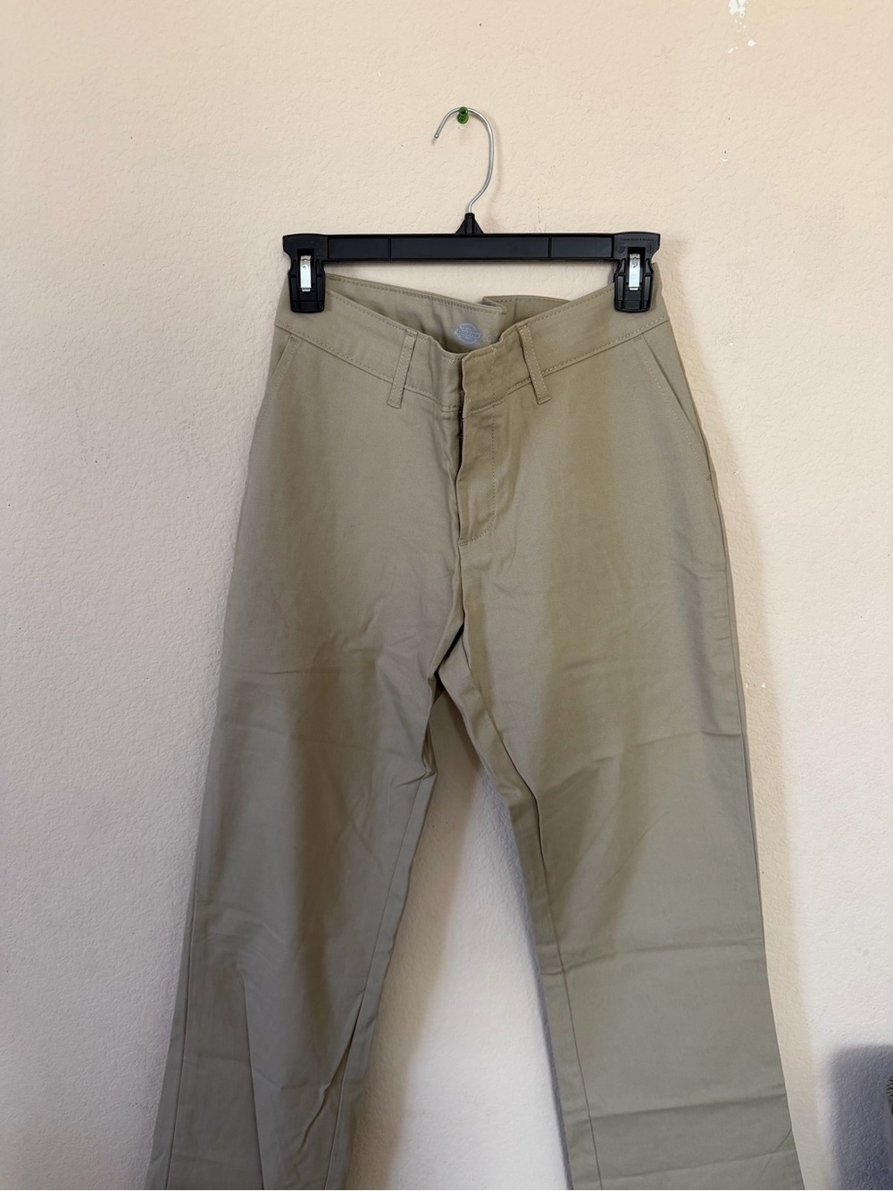 Dickies Women’s Light Khaki Straight Leg Chinos